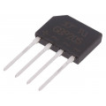 GBP206; Single-phase bridge rectifier; Urmax: 600V; If: 2A; Ifsm: 60A; GBP; YANGJIE TECHNOLOGY