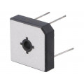 GBPC25005W; Single-phase bridge rectifier; Urmax: 50V; If: 25A; Ifsm: 350A; DC COMPONENTS