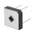 GBPC3501W; Single-phase bridge rectifier; Urmax: 100V; If: 35A; Ifsm: 400A; DC COMPONENTS