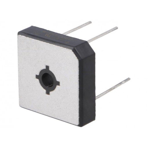 GBPC3501W; Single-phase bridge rectifier; Urmax: 100V; If: 35A; Ifsm: 400A; DC COMPONENTS