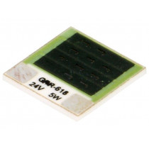 GBR-618-24-5-2; Resistor: thick film; heating; glued; 115.2Ω; 5W; 12.7x12.7x1mm; TELPOD