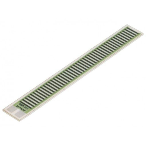 GBR-619-24-40-2; Resistor: thick film; heating; glued; 14.4Ω; 40W; 76.2x9.53x1mm; TELPOD