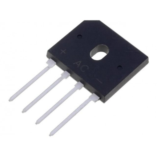 GBU4B; Single-phase bridge rectifier; Urmax: 100V; If: 4A; Ifsm: 150A; GBU; DC COMPONENTS
