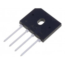 GBU6D; Single-phase bridge rectifier; Urmax: 200V; If: 6A; Ifsm: 158A; GBU; DIOTEC SEMICONDUCTOR