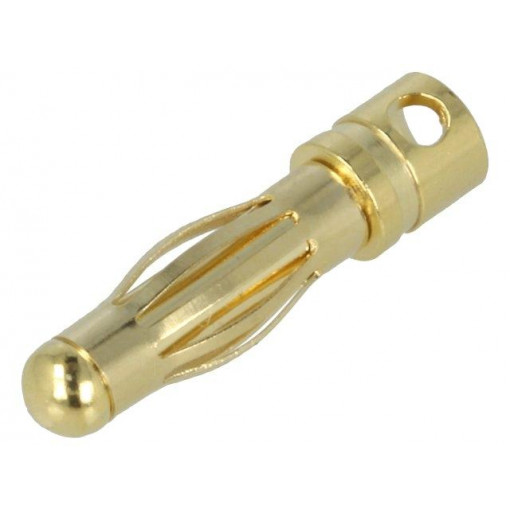 ; Plug; 4mm banana; 32A; non-insulated; Contacts: brass gold plated; AMASS ; Plug; 4mm banana; 32A; non-insulated; Contacts: brass gold plated; AMASS