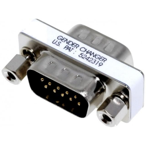 CA081-PB; Adapter; D-Sub 15pin HD plug,both sides; VCOM CA081-PB; Adapter; D-Sub 15pin HD plug,both sides; VCOM