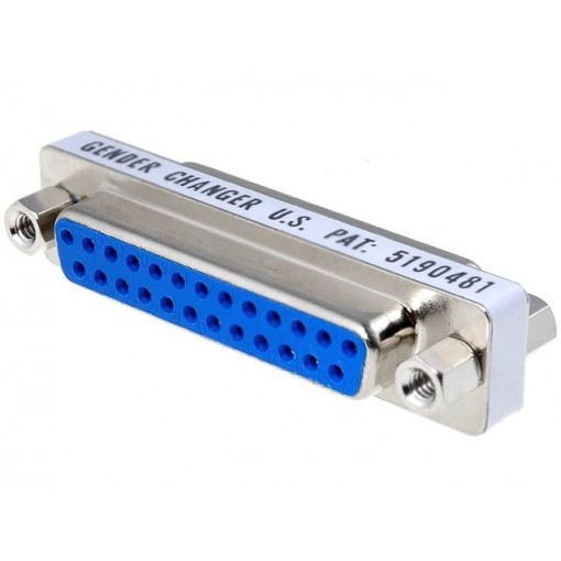 CA089-PB; Adapter; D-Sub 25pin socket,both sides; VCOM