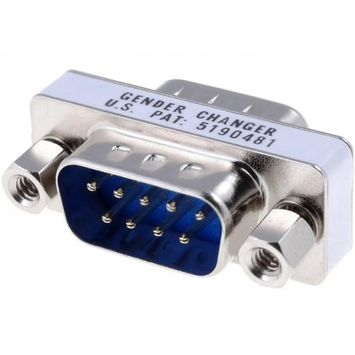 CA084-PB; Adapter; D-Sub 9pin plug,both sides; VCOM CA084-PB; Adapter; D-Sub 9pin plug,both sides; VCOM