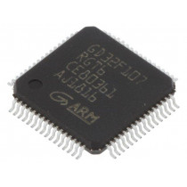 GD32F107RGT6; ARM microcontroller; SRAM: 96kB; Flash: 1024kB; LQFP64; 3.3VDC; GIGADEVICE