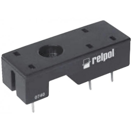 GD35; Socket; PIN: 5; 12A; 300VAC; Mounting: PCB; Leads: for PCB; -40÷70°C; RELPOL