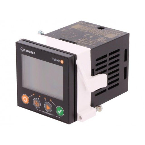 GDF1R10MV2; Timer; Range: 0,05s÷9999h; SPDT; 24÷240VAC; 24÷240VDC; Display: LED; CROUZET GDF1R10MV2; Timer; Range: 0,05s÷9999h; SPDT; 24÷240VAC; 24÷240VDC; Display: LED; CROUZET