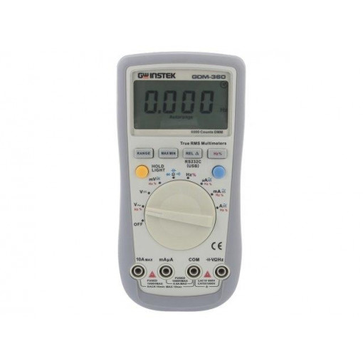 GDM-360; Digital multimeter; LCD (6000),bargraph,with a backlit; GW INSTEK GDM-360; Digital multimeter; LCD (6000),bargraph,with a backlit; GW INSTEK