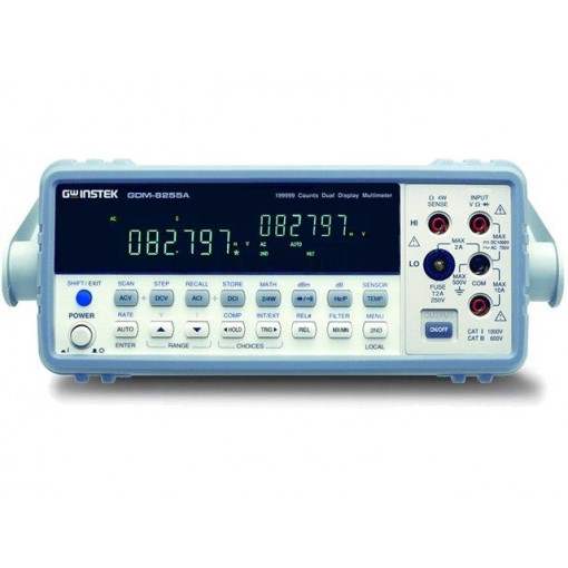 GDM-8255A; Benchtop multimeter; 2x VFD 5,5 digit; 100m/1/10/100/1000V; GW INSTEK GDM-8255A; Benchtop multimeter; 2x VFD 5,5 digit; 100m/1/10/100/1000V; GW INSTEK