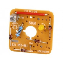 831852001 GDME HDL 24 GB YE; Insert; with LED,with varistor,with bridge rectifier; 8A; 24V; HIRSCHMANN