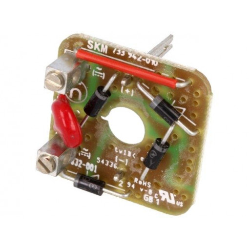 831832001 GDME GB 1; Insert; with varistor,with bridge rectifier; 2A; 250V; HIRSCHMANN