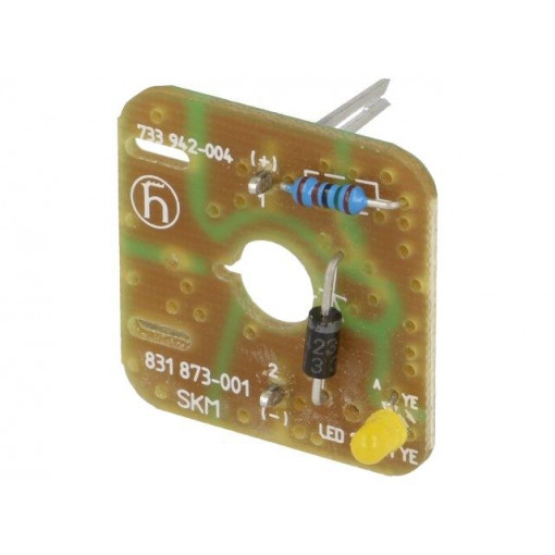 831873001 GDME LED 24 HH YE; Insert; with LED,with protective diode; 8A; 24V; HIRSCHMANN