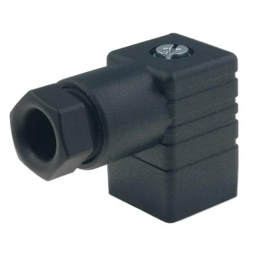 933138100 GDS 207 SCHWARZ; Connector: valve connector; plug; form C; 9.4mm; female; PIN: 3; HIRSCHMANN