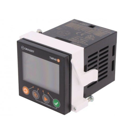 GDS2R10MV2; Timer; Range: 0,05s÷9999h; SPDT x2; 24÷240VAC; 24÷240VDC; 45x45mm; CROUZET GDS2R10MV2; Timer; Range: 0,05s÷9999h; SPDT x2; 24÷240VAC; 24÷240VDC; 45x45mm; CROUZET