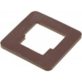 730185002 GDS 307-2 NBR LIGHT BROWN; Flat gasket; Application: GDS; HIRSCHMANN