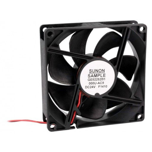 GE92252B1-000U-AC9; Fan: DC; axial; 24VDC; 92x92x25mm; 126.75m3/h; 47dBA; ball bearing; SUNON