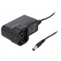 GEM12I12-P1J; Power supply: switched-mode; 12VDC; 1A; Out: 5,5/2,1; 12W; -20÷70°C; MEAN WELL