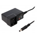 GEM18I09-P1J; Power supply: switched-mode; 9VDC; 2A; Out: 5,5/2,1; 18W; 80÷264VAC; MEAN WELL