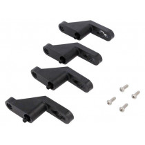 72002101; Set of wall holders; L: 95mm; W: 20mm; H: 40mm; Colour: black; SPELSBERG 72002101; Set of wall holders; L: 95mm; W: 20mm; H: 40mm; Colour: black; SPELSBERG