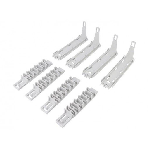 72002301; Set of mounting brackets for mounting DIN rails; L: 156mm; SPELSBERG