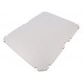 72000501; Mounting plate; insulating; W: 350mm; L: 450mm; Series: GEOS; grey; SPELSBERG