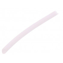 GES-3X4-TR-100; Insulating tube; Mat: silicone; transparent; -50÷200°C; Øint: 3mm; FAVIER