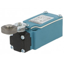 GLCB03A1B; Limit switch; lever R 46,5mm, metal roller Ø19mm; NO + NC; 6A; HONEYWELL
