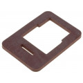 731423002 GM 207-3 NBR BLASSBRAUN; Flat gasket; GM/GMN; IP65; Application: GM,GML; NBR; HIRSCHMANN