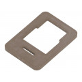 731755004 GM 207-7 EPDM; Flat gasket; GM/GMN; IP65; Application: GM,GML; EPDM; HIRSCHMANN