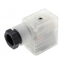 933929100 GML 209 NJ LED 24 VR YE BLACK; Connector: valve connector; plug; form B; 11mm; female; PIN: 3; 24V; HIRSCHMANN