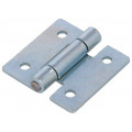 GN 136-ST-40-40-B; Hinge; Width: 40mm; zinc-plated steel; H: 40mm; ELESA+GANTER