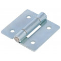 GN 136-ST-50-50-B; Hinge; Width: 50mm; zinc-plated steel; H: 50mm; ELESA+GANTER
