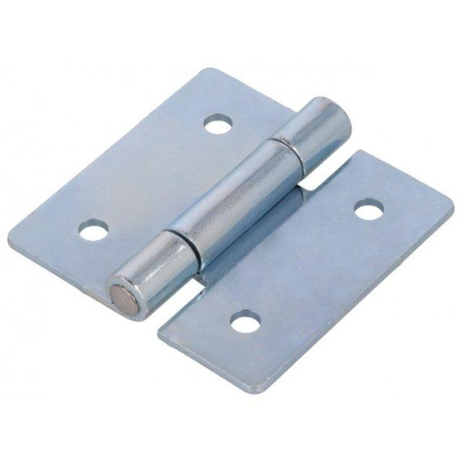 GN 136-ST-60-60-B; Hinge; Width: 60mm; zinc-plated steel; H: 60mm; ELESA+GANTER