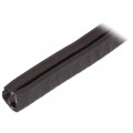 GN 2180-EPDM-11,5-D-10; Hole and edge shield; EPDM; L: 10m; black; H: 11.5mm; W: 8.75mm; ELESA+GANTER GN 2180-EPDM-11,5-D-10; Hole and edge shield; EPDM; L: 10m; black; H: 11.5mm; W: 8.75mm; ELESA+GANTER