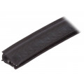 GN 2180-EPDM-20,5-A-10; Hole and edge shield; EPDM; L: 10m; black; H: 20.5mm; W: 11mm; ELESA+GANTER GN 2180-EPDM-20,5-A-10; Hole and edge shield; EPDM; L: 10m; black; H: 20.5mm; W: 11mm; ELESA+GANTER