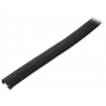 GN 2182-14,5-A-10; Hole and edge shield; EPDM,PVC; L: 10m; black; H: 14.5mm; W: 9mm; ELESA+GANTER