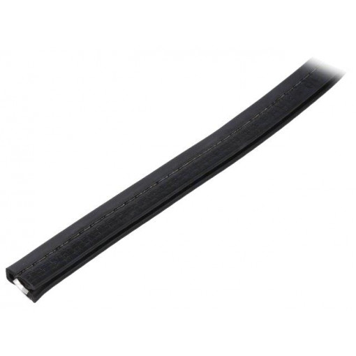 GN 2182-14,5-A-10; Hole and edge shield; EPDM,PVC; L: 10m; black; H: 14.5mm; W: 9mm; ELESA+GANTER