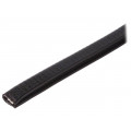 GN 2184-14-SW-10; Hole and edge shield; PVC; L: 10m; black; H: 14mm; W: 10.5mm; ELESA+GANTER GN 2184-14-SW-10; Hole and edge shield; PVC; L: 10m; black; H: 14mm; W: 10.5mm; ELESA+GANTER