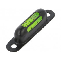 GN 2282-MSW-57-G-6-2; Spirit level; viewing window top-front; H: 13mm; brass; screw; ELESA+GANTER GN 2282-MSW-57-G-6-2; Spirit level; viewing window top-front; H: 13mm; brass; screw; ELESA+GANTER