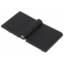 GN 237-ZD-120-60-C-SW; Hinge; Width: 120mm; zinc and aluminium alloy; black; H: 60mm; ELESA+GANTER