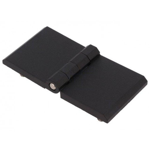 GN 237-ZD-120-60-C-SW; Hinge; Width: 120mm; zinc and aluminium alloy; black; H: 60mm; ELESA+GANTER