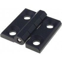GN 237-ZD-30-30-A-SW; Hinge; Width: 30mm; zinc and aluminium alloy; black; H: 30mm; ELESA+GANTER