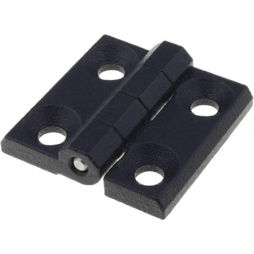 GN 237-ZD-30-30-A-SW; Hinge; Width: 30mm; zinc and aluminium alloy; black; H: 30mm; ELESA+GANTER