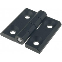 GN 237-ZD-50-50-A-SW; Hinge; Width: 50mm; zinc and aluminium alloy; black; H: 50mm; ELESA+GANTER