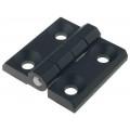 GN 237-ZD-60-60-A-SW; Hinge; Width: 60mm; zinc and aluminium alloy; black; H: 60mm; ELESA+GANTER