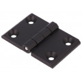 GN 237-ZD-76-50-A-SW; Hinge; Width: 76mm; zinc and aluminium alloy; black; H: 50mm; ELESA+GANTER